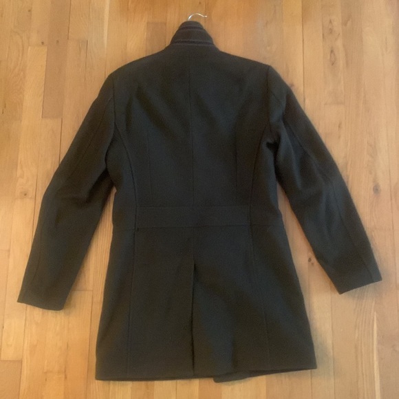Handsome Military Green Peacoat in Size M - Picture 4 of 8